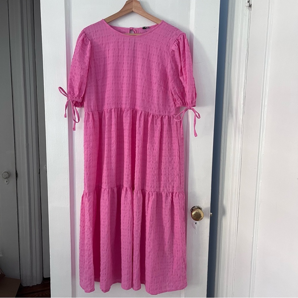 Pink Midi Dress